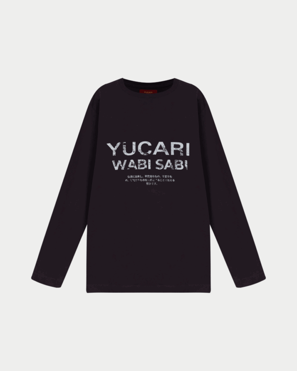 04 - YUCARI Camiseta Manga Longa Vintage WABI SABI - YUCARI